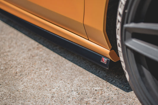 Seitenschweller Ansatz für V.5 Ford Focus ST / ST-Line Mk4 Carbon Look