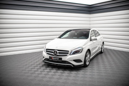 Front Ansatz V.1 für Mercedes-Benz A W176 Carbon Look