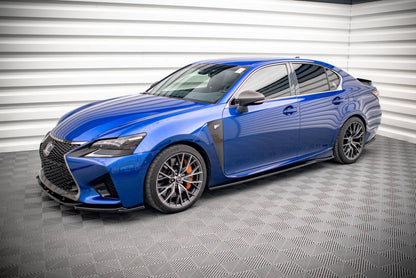 Seitenschweller Ansatz für Lexus GS F Mk4 Facelift schwarz matt