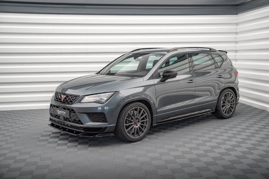 Seitenschweller Ansatz für Cupra Ateca schwarz Hochglanz