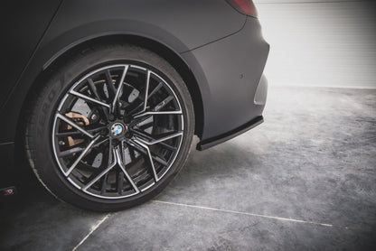 Heck Ansatz Flaps Diffusor V.2 für BMW M8 Gran Coupe F93 Carbon Look