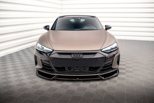 Front Ansatz V.1 für Audi e-Tron GT / RS GT Mk1 schwarz matt