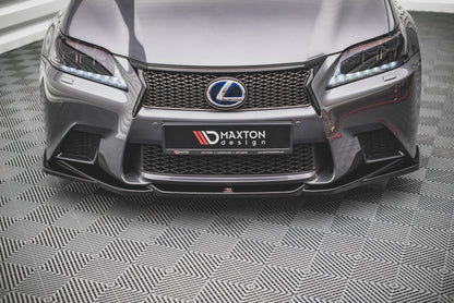Front Ansatz V.2 für Lexus GS F Sport Mk4 (L10) schwarz matt