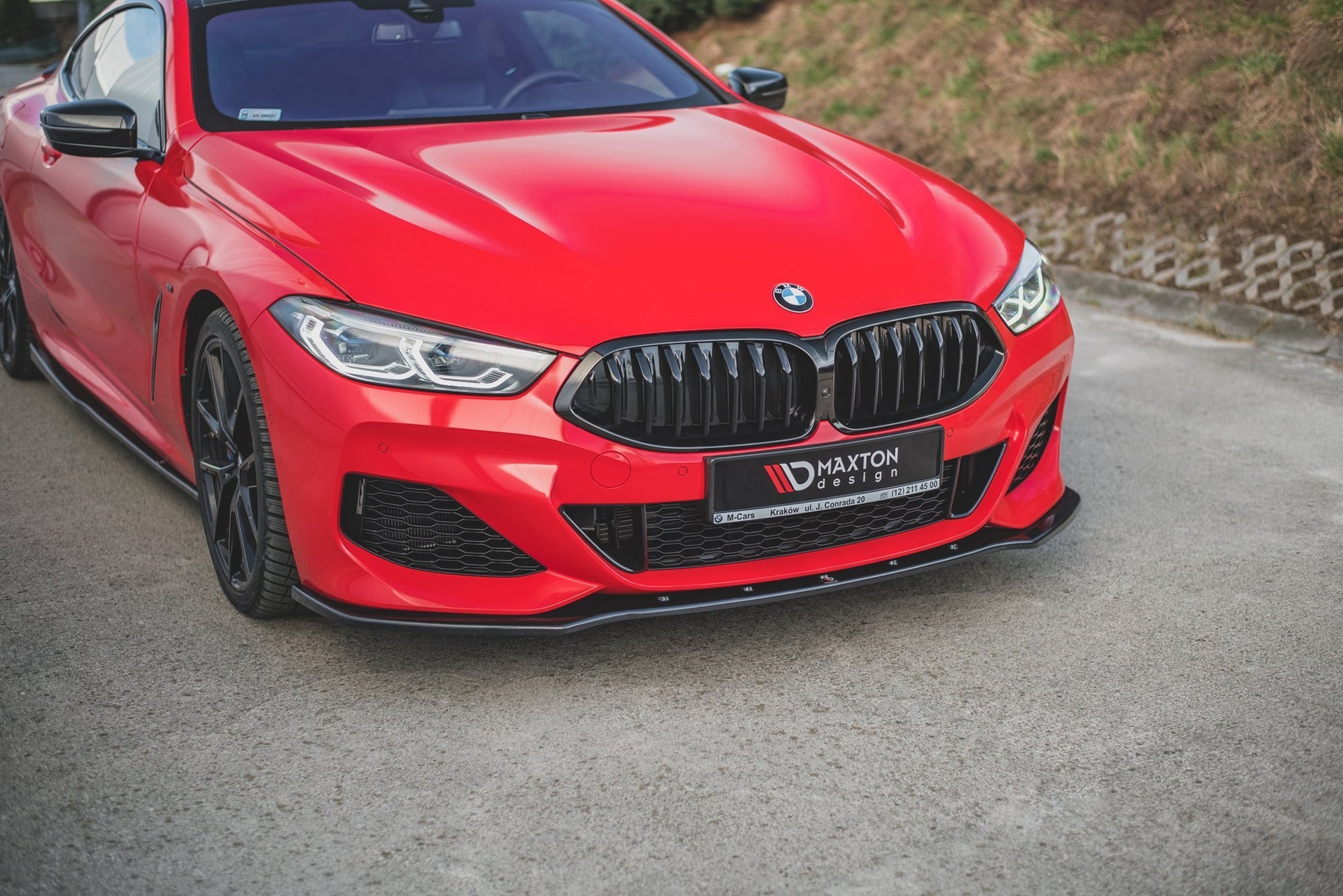 Front Ansatz V.1 für BMW 8 Coupe G15 / 8 Gran Coupe M Paket G16 Carbon Look