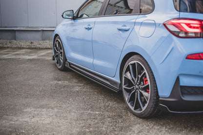 Seitenschweller Ansatz für V.5 Hyundai I30 N Mk3 / Mk3 FL Hatchback/ Fastback Carbon Look