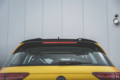 Spoiler CAP V.1 für VW Golf 8 schwarz Hochglanz