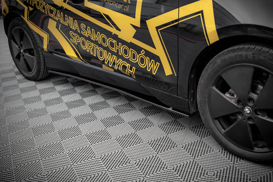 Seitenschweller Ansatz für BMW i3 Mk1 Facelift schwarz Hochglanz