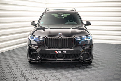 Front Ansatz V.2 für BMW X7 M G07 schwarz Hochglanz