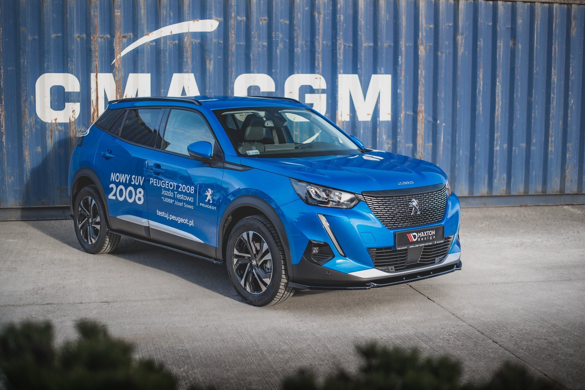Seitenschweller Ansatz für Peugeot 2008 Mk2 Carbon Look