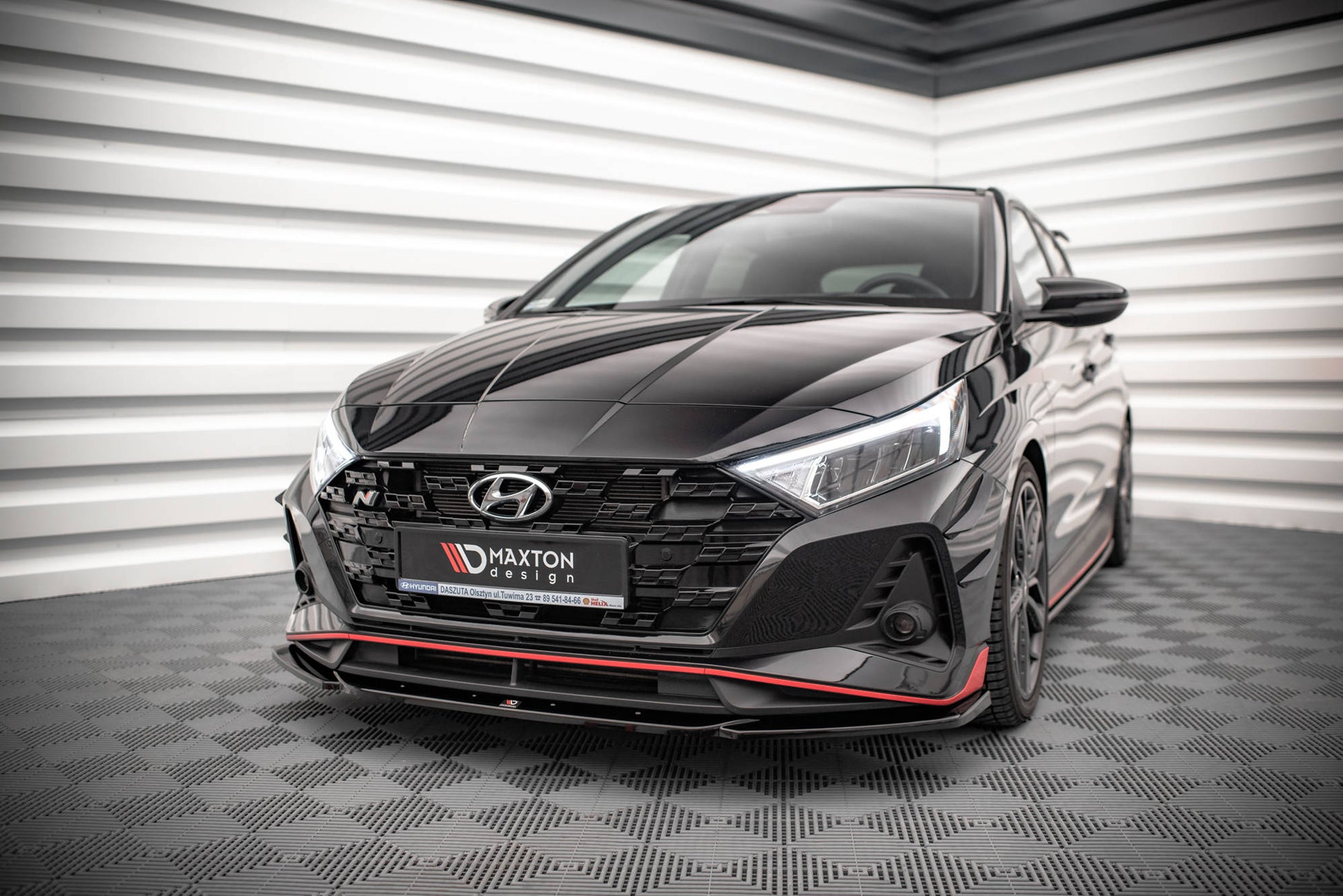 Front Ansatz V.3 für Hyundai I20 N Mk3 Carbon Look
