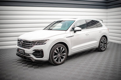Seitenschweller Ansatz für Volkswagen Touareg R-line Mk3 Carbon Look