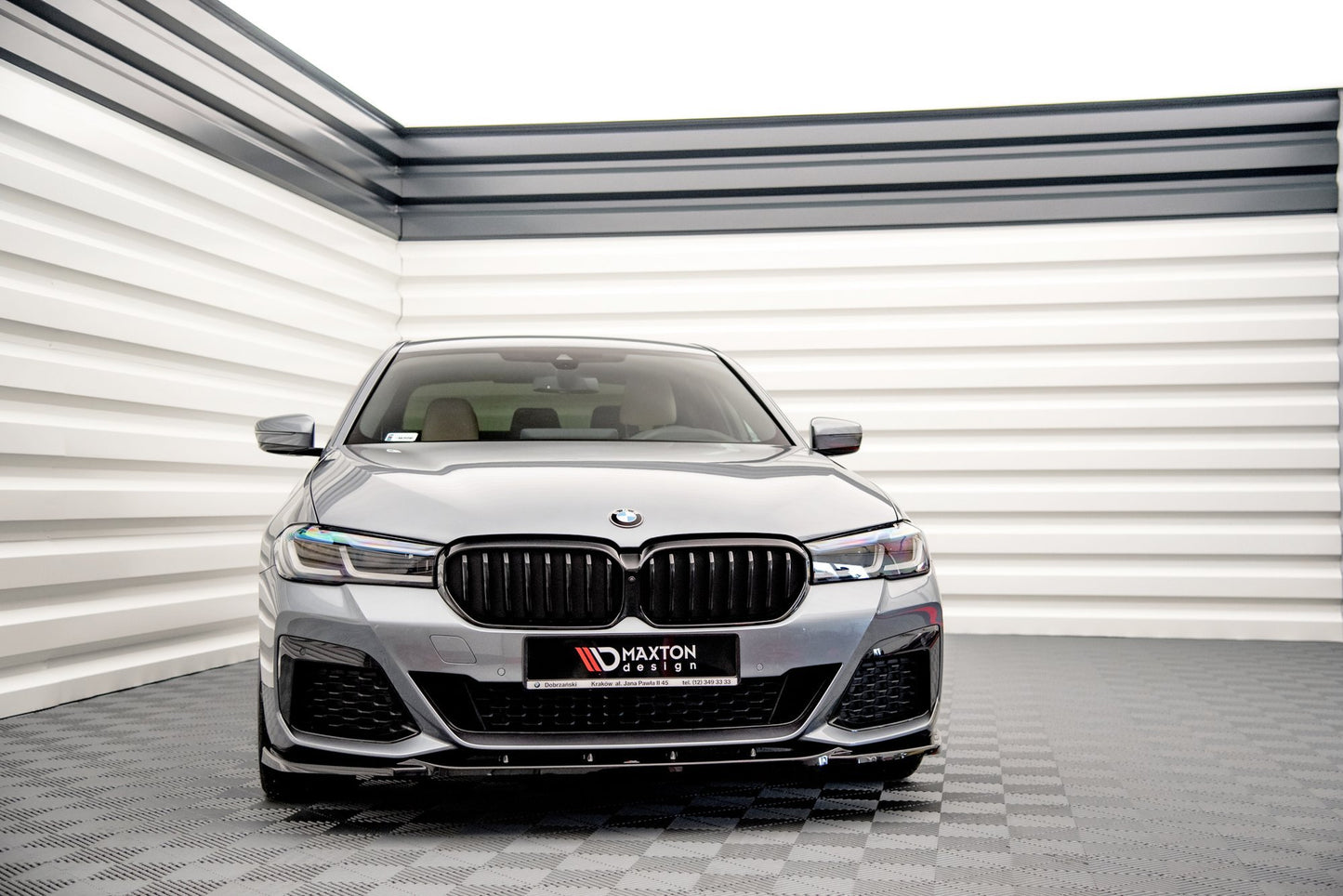 Front Ansatz V.2 für BMW 5er G30 Facelift M-Paket Carbon Look