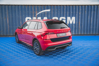 Spoiler CAP für Skoda Kamiq schwarz matt
