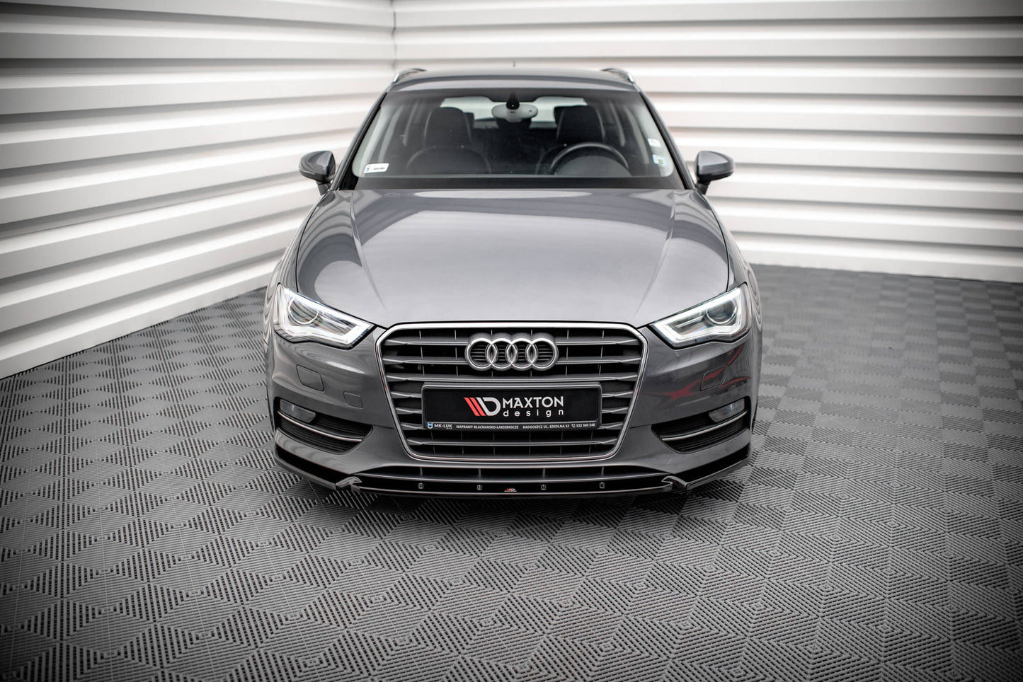 Front Ansatz für Audi A3 Sportback 8V Carbon Look