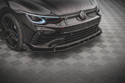 Front Ansatz +Flaps für V.2 Volkswagen Golf R Mk8
