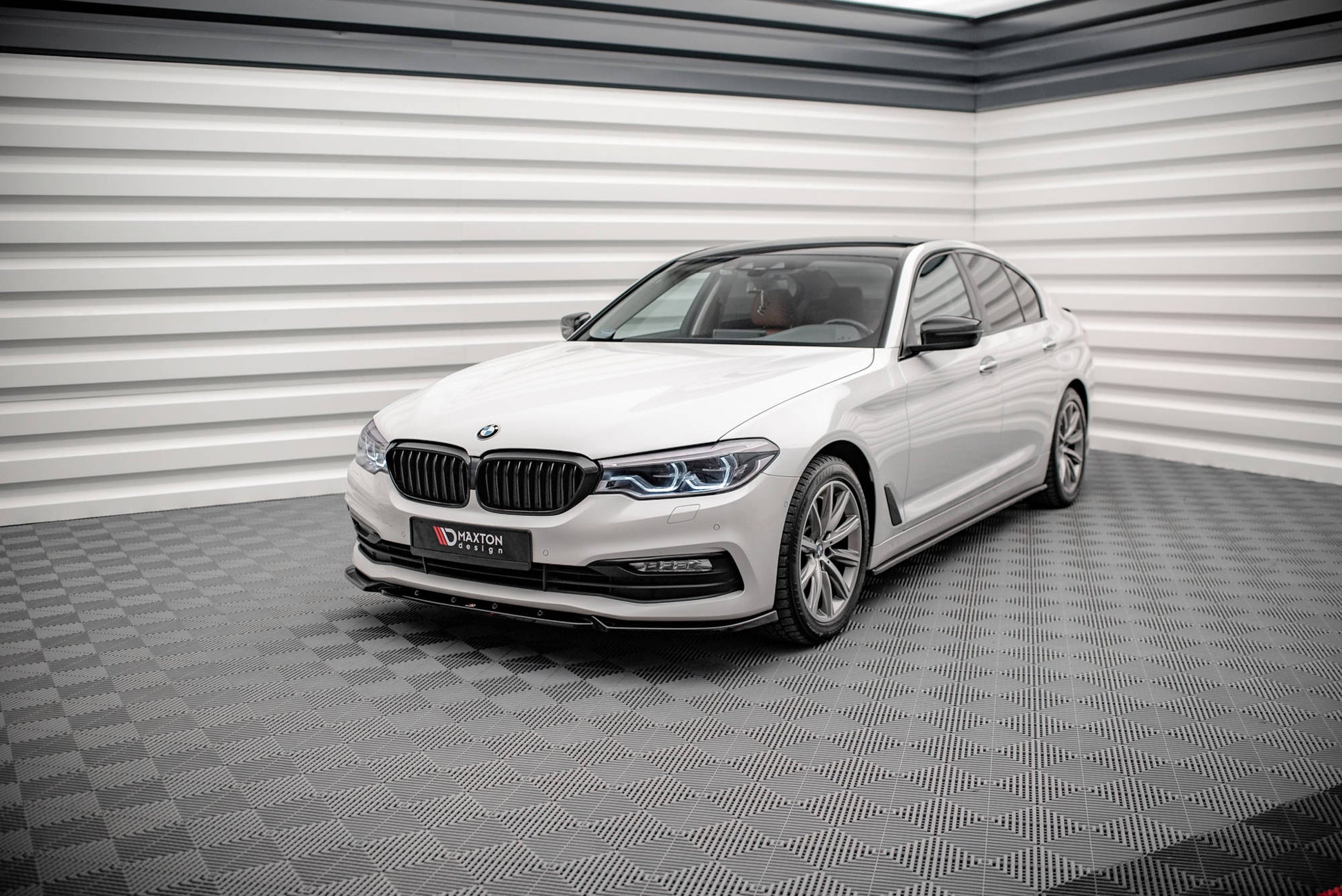 Seitenschweller Ansatz für BMW 5er G30 schwarz matt
