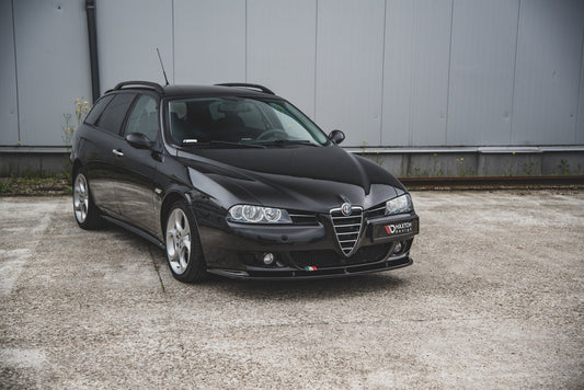 Front Ansatz für Alfa Romeo 156 Facelift schwarz Hochglanz