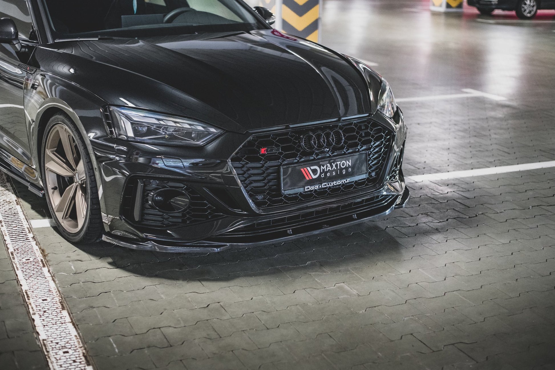 Front Ansatz V.3 für Audi RS5 F5 Facelift Carbon Look