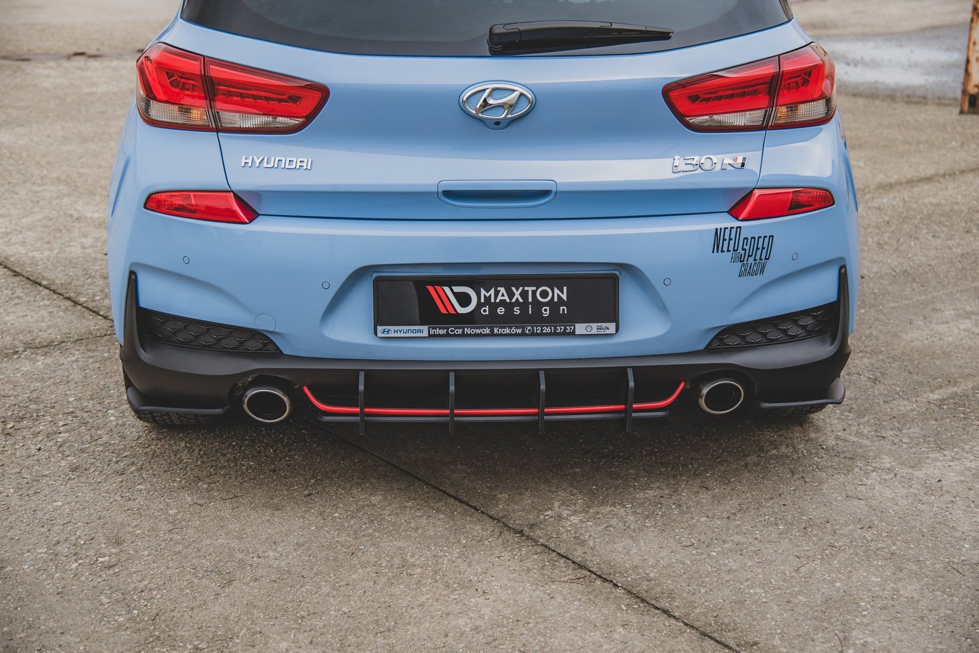 Robuste Racing Heckschürze V.2 für Hyundai I30 N Mk3 Hatchback