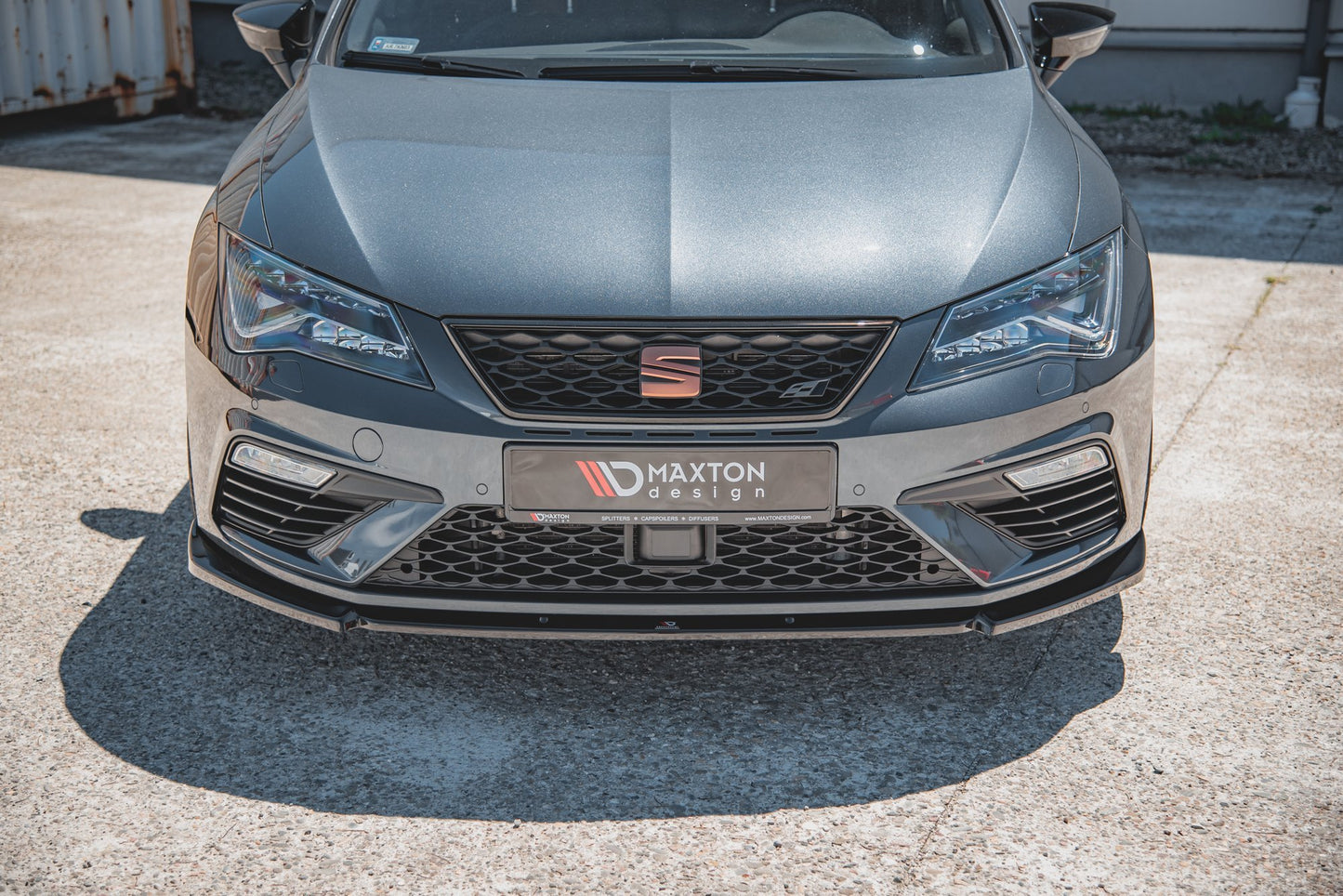 Front Ansatz V.6 für Seat Leon Cupra / FR Mk3 FL Carbon Look
