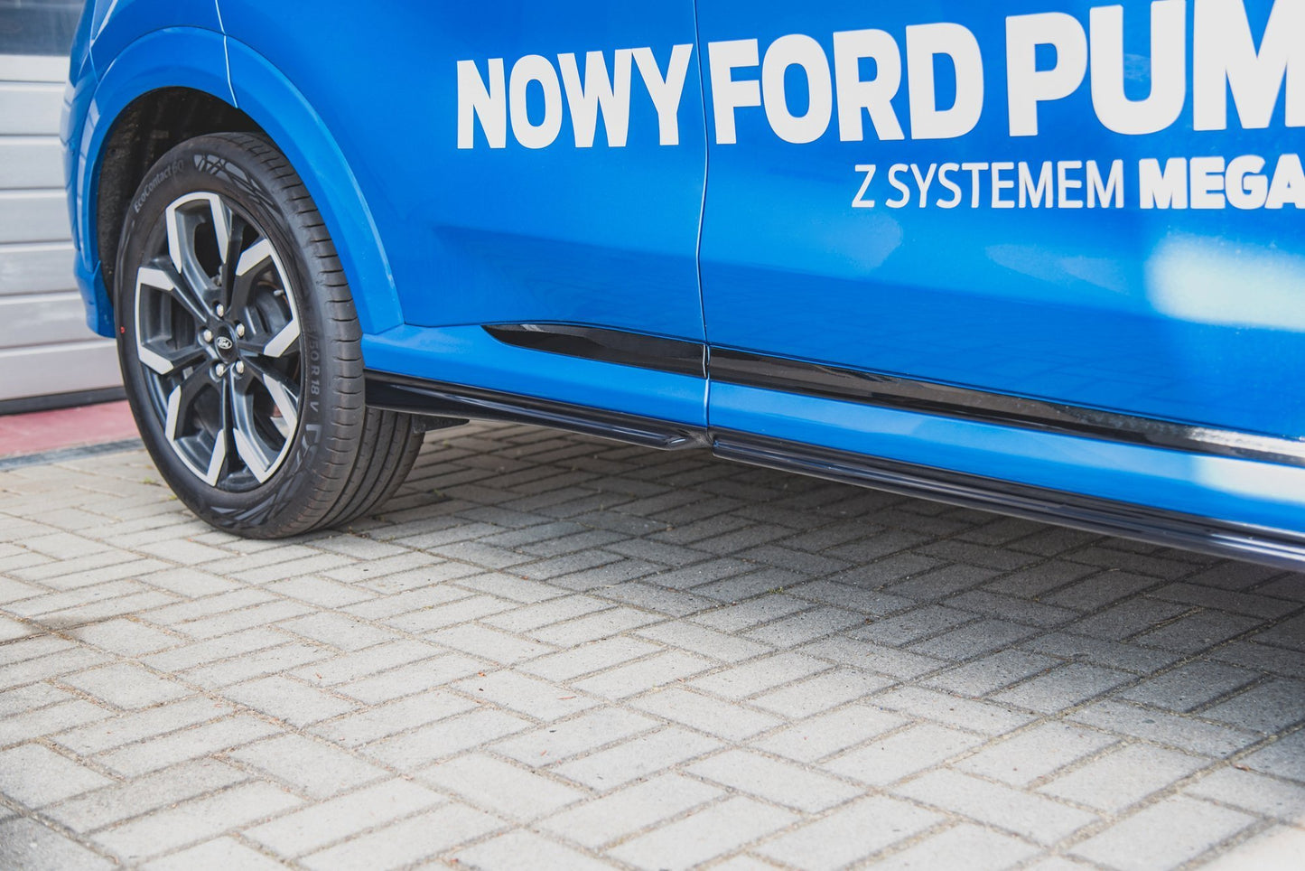 Seitenschweller Ansatz für Ford Puma ST-Line schwarz Hochglanz
