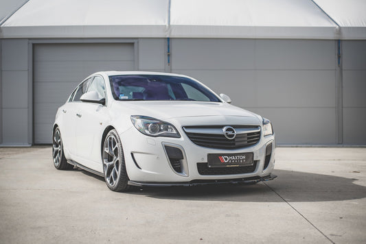 Front Ansatz V.1 für Opel Insignia Mk. 1 OPC Facelift schwarz matt