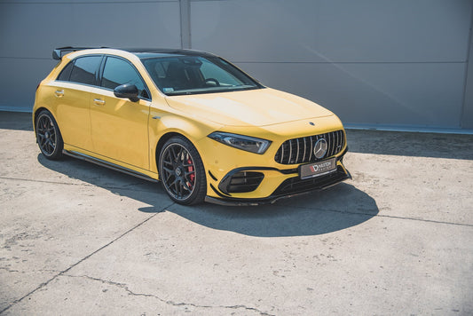 Front Ansatz V.1 für Mercedes-AMG A 45 S W177 schwarz Hochglanz