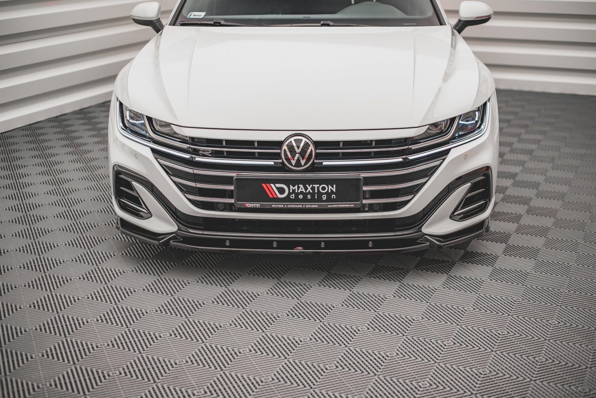 Front Ansatz V.1 für Volkswagen Arteon R-Line Facelift Carbon Look