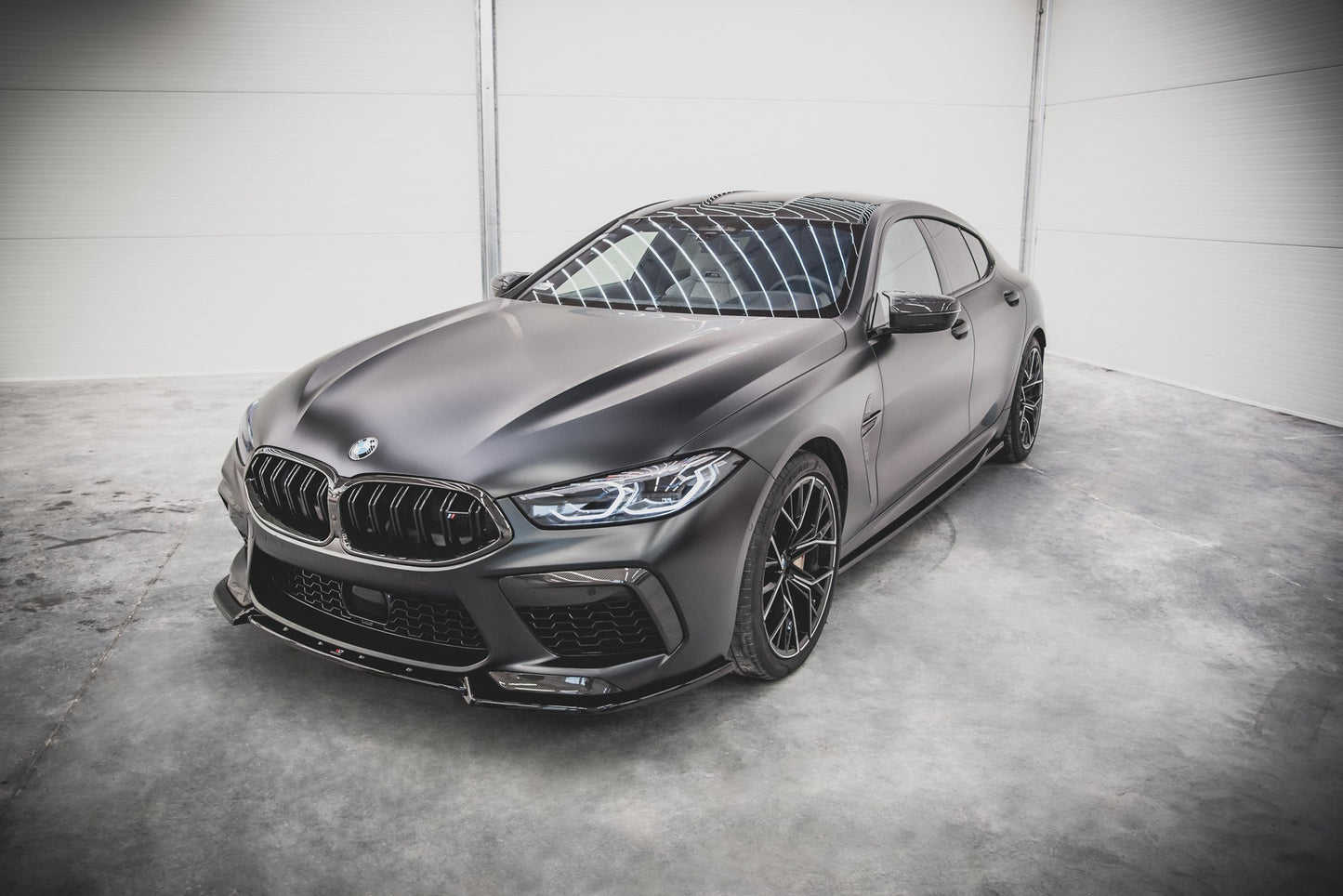 Front Ansatz V.3 für BMW M8 Gran Coupe F93 schwarz matt