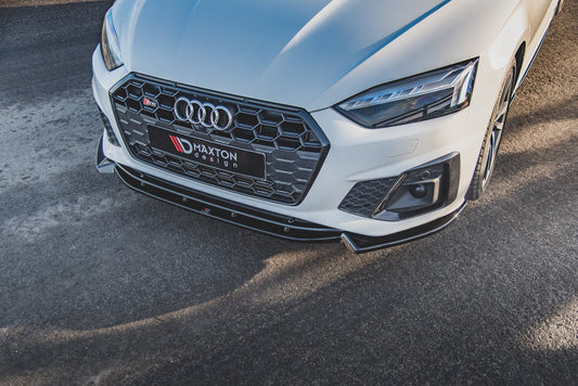 Front Ansatz V.2 für Audi S5 / A5 S-Line F5 Facelift schwarz matt