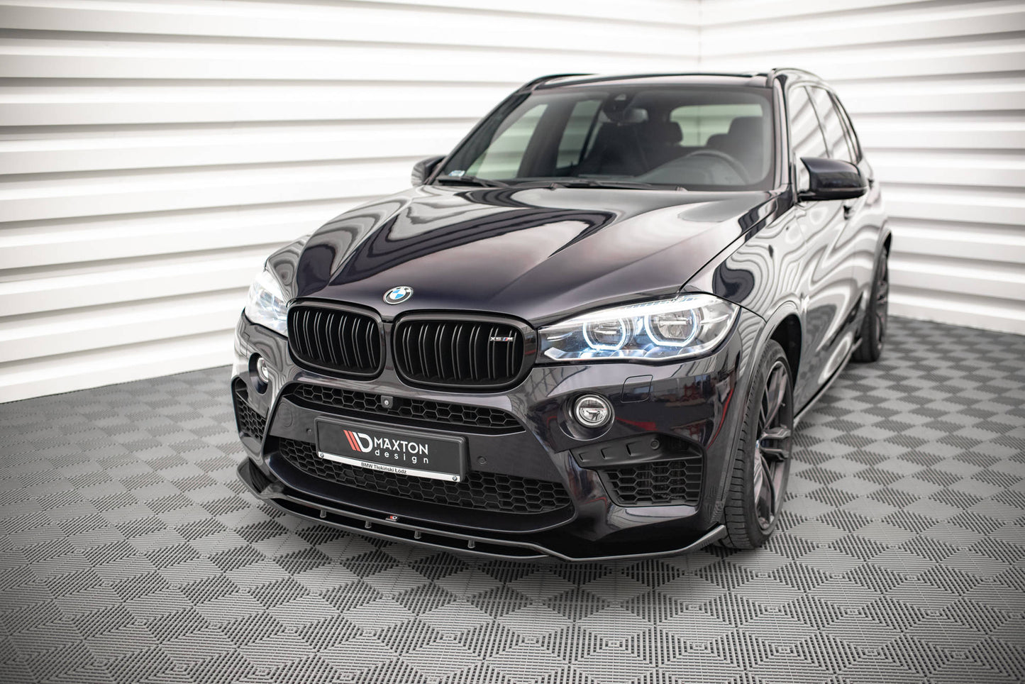 Front Ansatz V.2 für BMW X5 M F15 schwarz matt