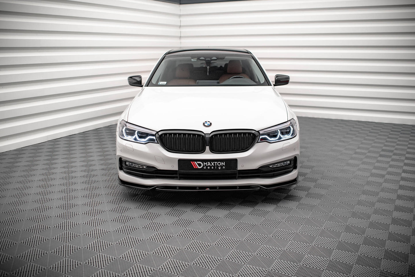 Front Ansatz V.2 für BMW 5er G30 schwarz matt