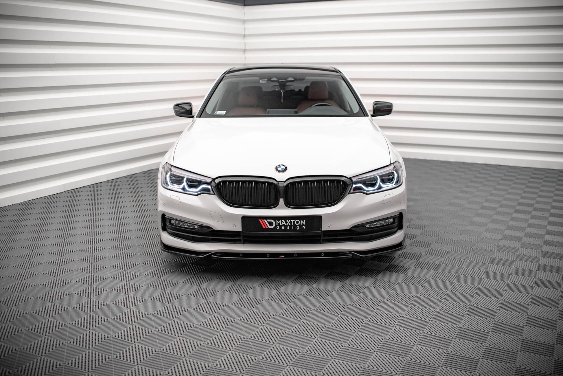 Front Ansatz V.2 für BMW 5er G30 schwarz matt
