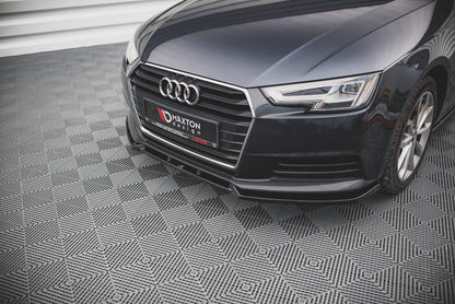Front Ansatz V.1 für Audi A4 B9 schwarz matt