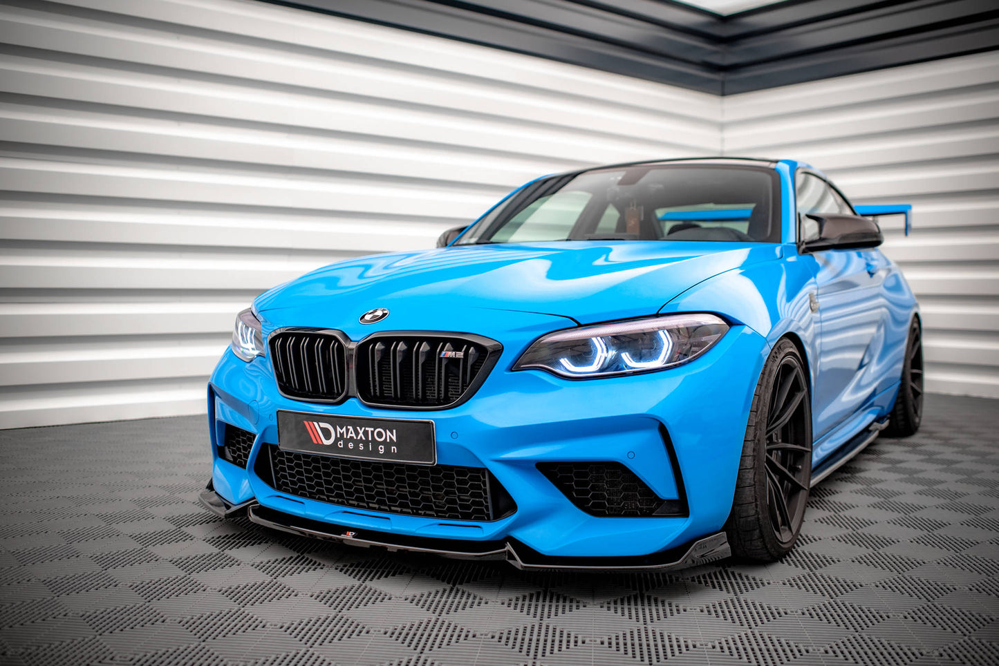 Front Ansatz V.2 für BMW M2 Competition F87 schwarz matt