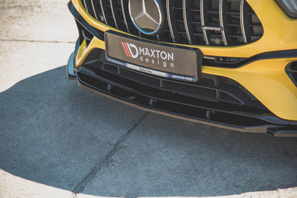Front Ansatz V.2 für Mercedes-AMG A 45 S W177 schwarz Hochglanz