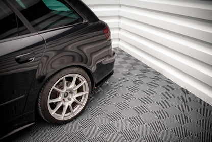 Heck Ansatz Flaps Diffusor für Seat Exeo schwarz matt