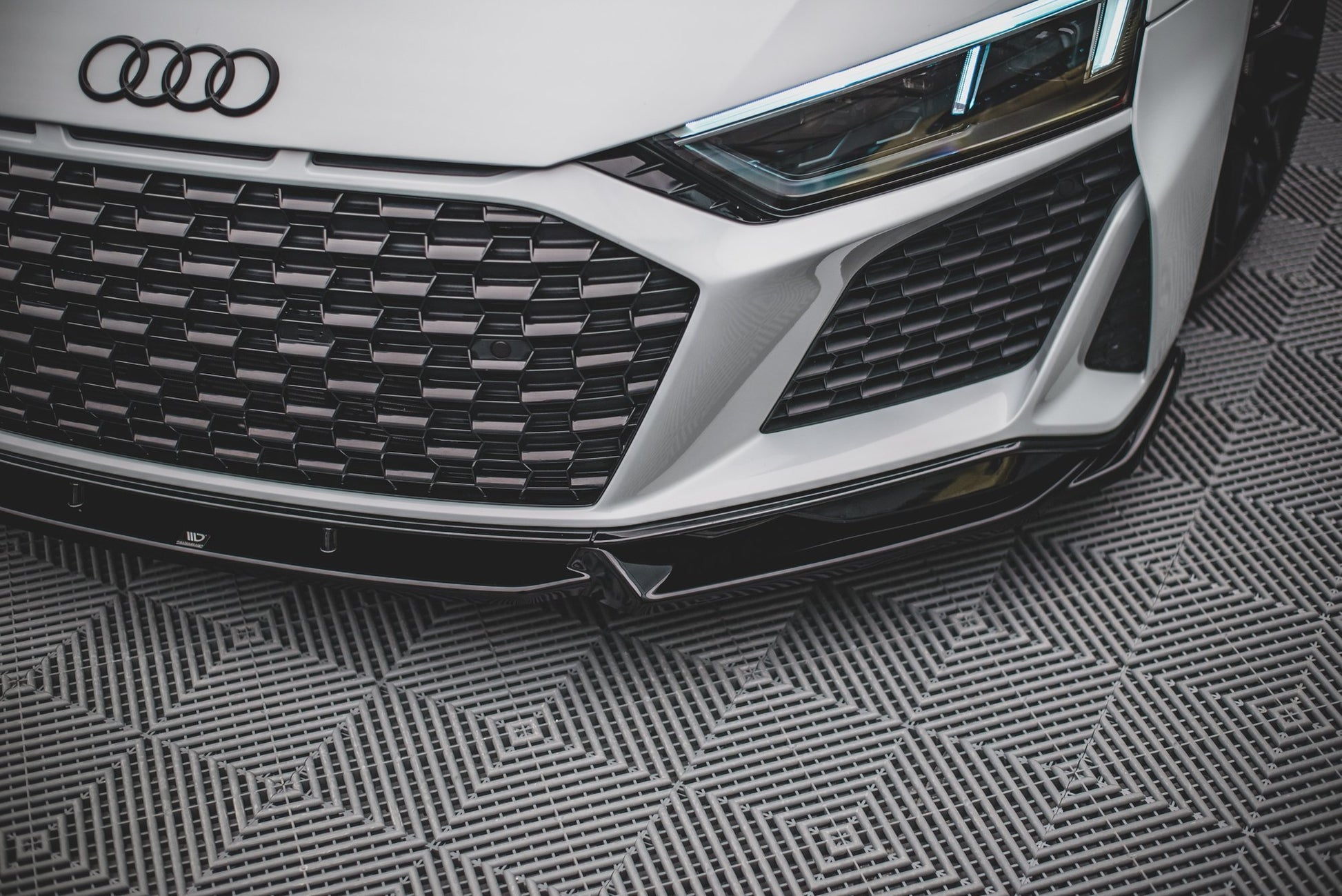 Front Ansatz V.1 für Audi R8 Mk2 Facelift schwarz matt