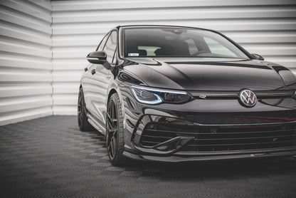 Front Ansatz V.5 für Volkswagen Golf R Mk8 Carbon Look