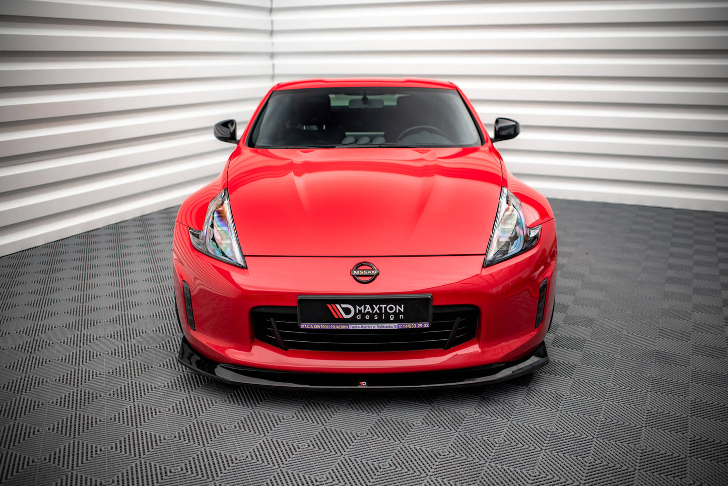 Front Ansatz V.1 für Nissan 370Z Facelift Carbon Look
