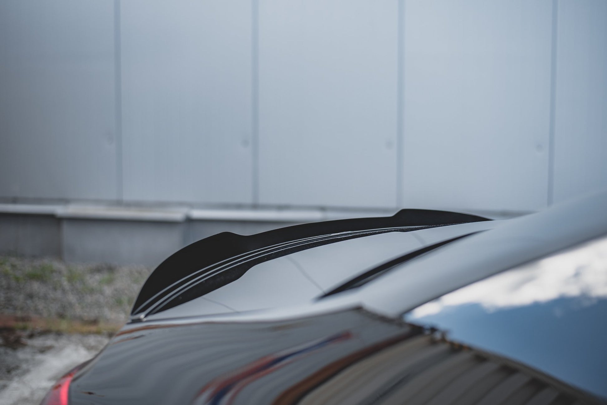 Spoiler CAP für Mercedes-Benz CLS AMG-Line / 53AMG C257  schwarz matt
