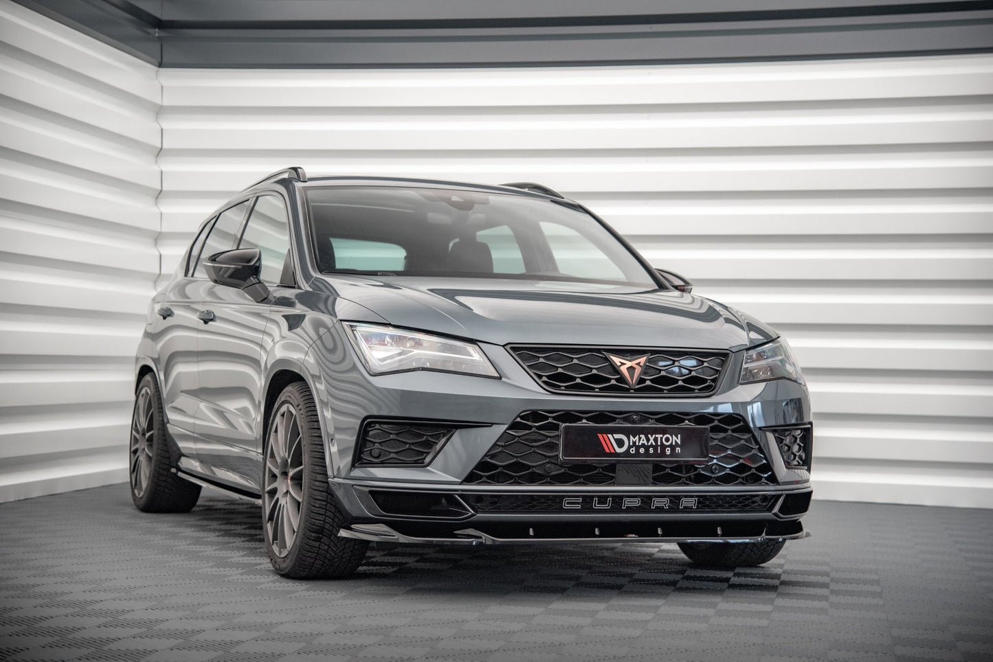 Front Ansatz V.2 für Cupra Ateca schwarz matt