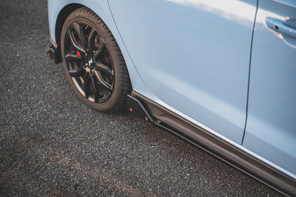 Seitenschweller Ansatz für + Flaps  V.5 Hyundai I30 N Mk3 / Mk3 FL Hatchback/Fastback