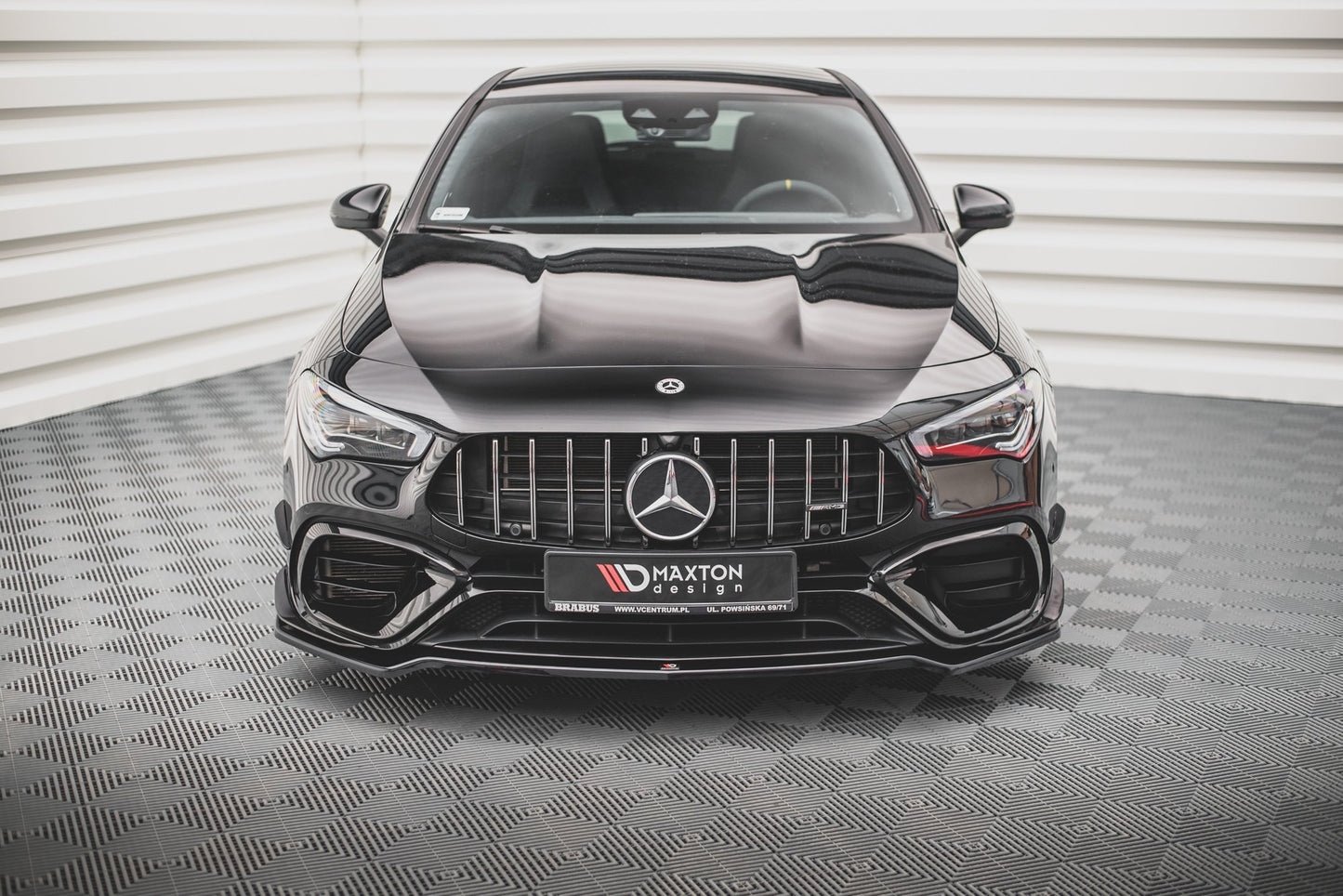 Front Ansatz V.3 für Mercedes-AMG CLA 45 Aero C118 Carbon Look