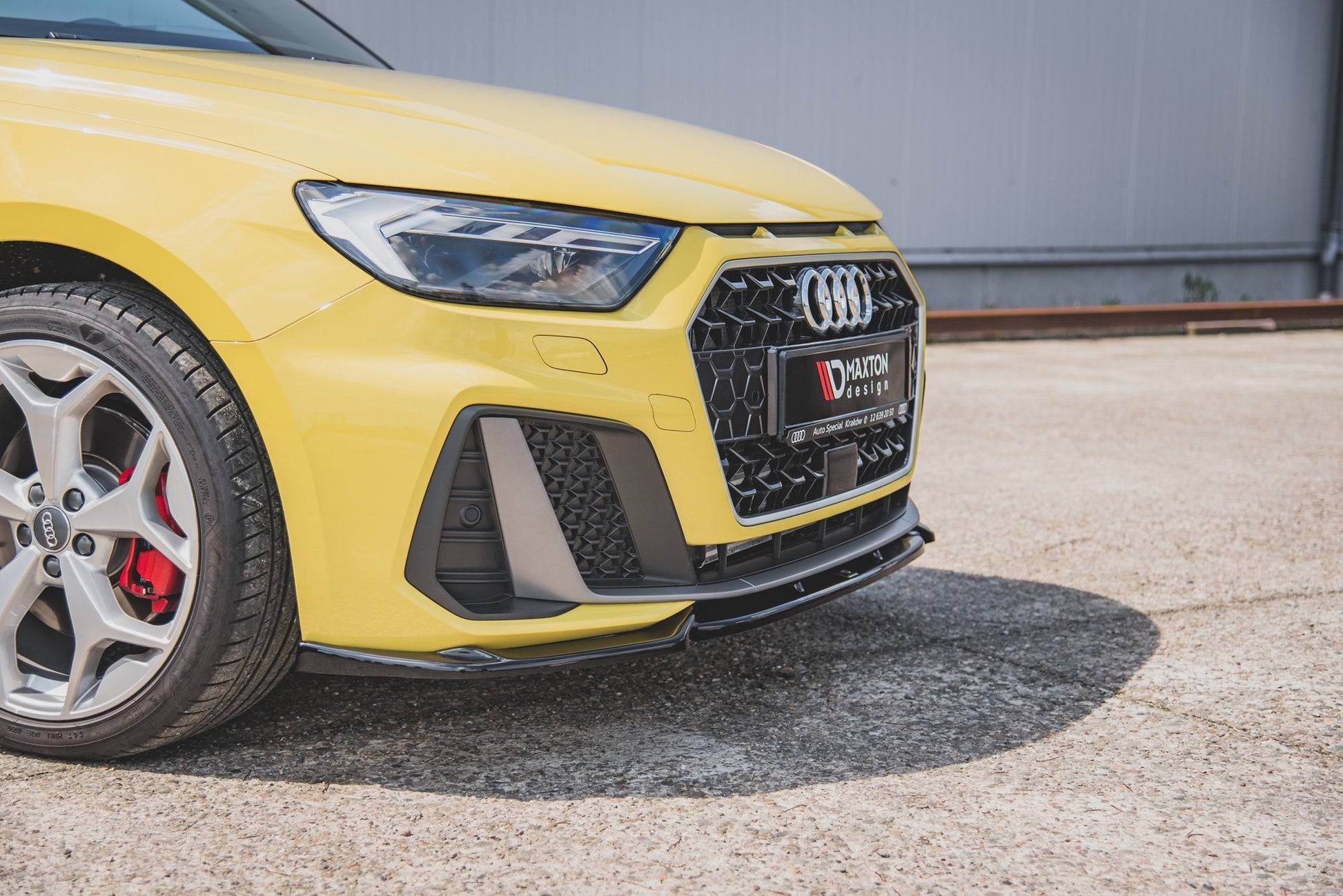 Front Ansatz V.3 für Audi A1 S-Line GB Carbon Look