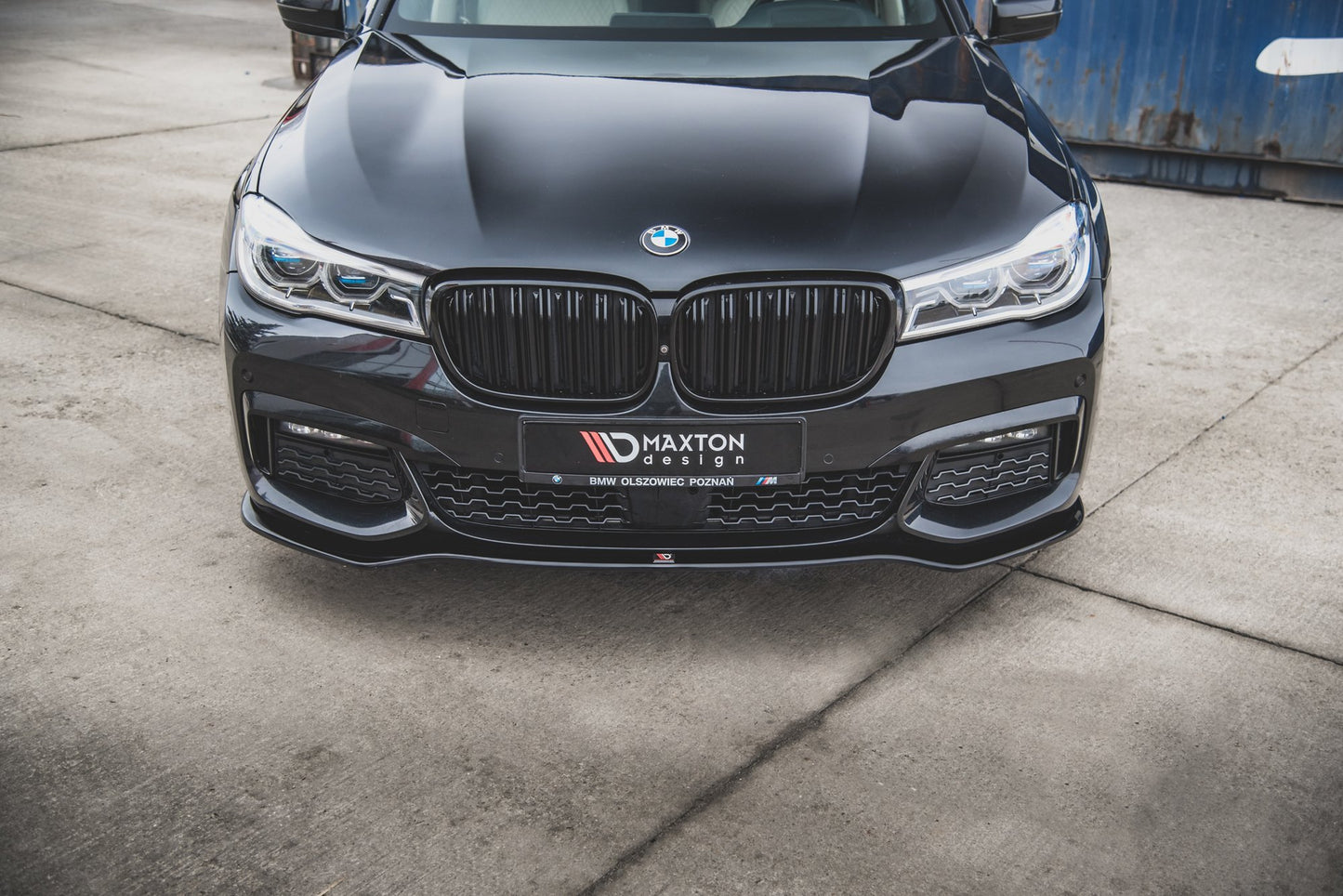 Front Ansatz V.1 für BMW 7 M-Paket G11 Carbon Look