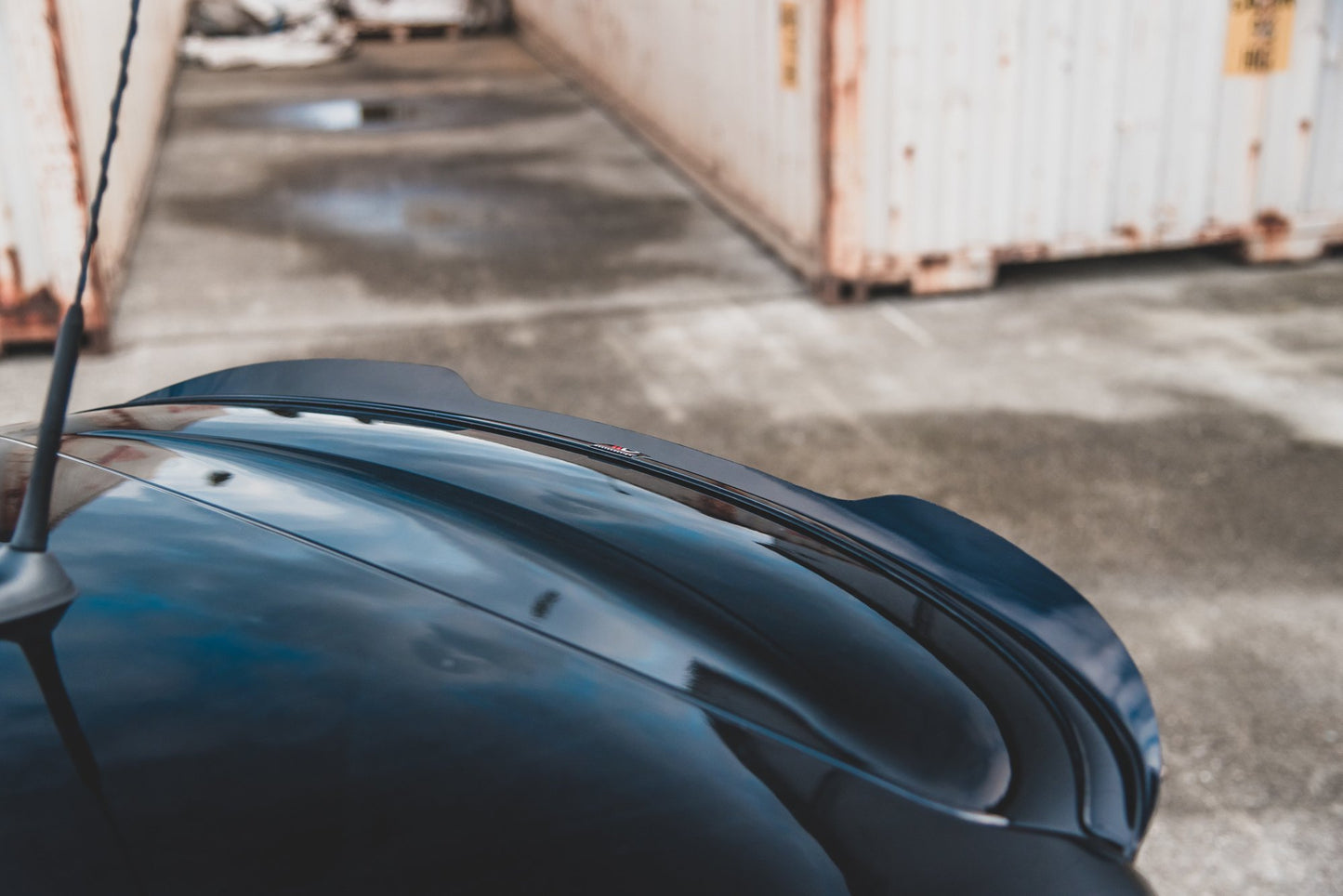 Spoiler CAP für Mini Countryman Mk1 JCW schwarz matt