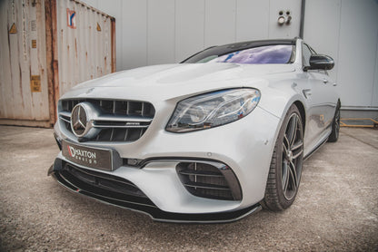 Front Ansatz V.1 für Mercedes-Benz E63 AMG Kombi/Limousine S213/W213 schwarz matt