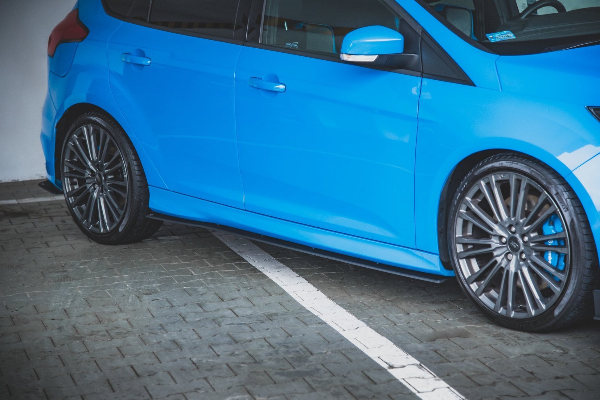 Robuste Racing Seitenschweller Ansatz für für Ford Focus RS Mk3
