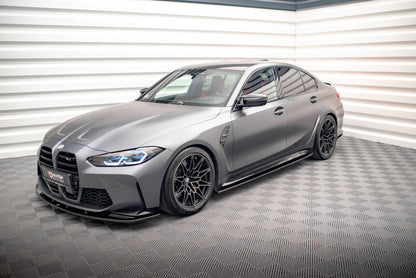 Seitenschweller Ansatz für V.1 für BMW M3 G80 schwarz matt